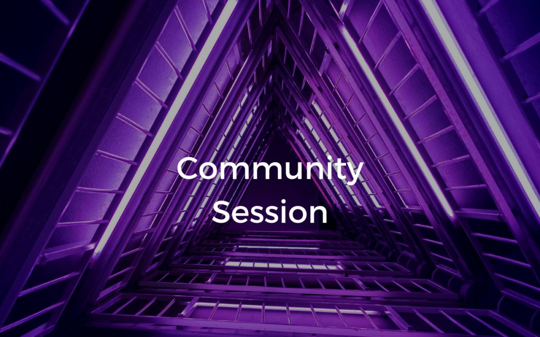 Community Session vom 29. März 2021